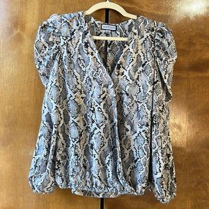 Surplice Puff Sleeve Top